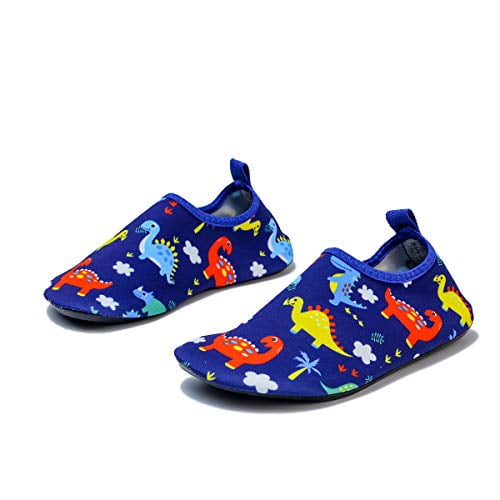 Lewhosy Kids Boys and Girls Swim Water Shoes Quick Drying Barefoot Aqua Socks Shoes for Beach Pool Surfing Yoga 